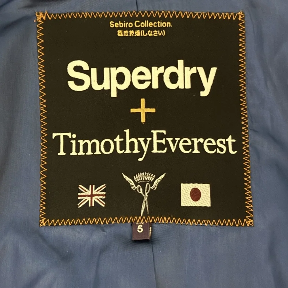 Superdry X Timothy Everest Mens Blazer Sport Coat The Town Jacket Wool Blend XL
